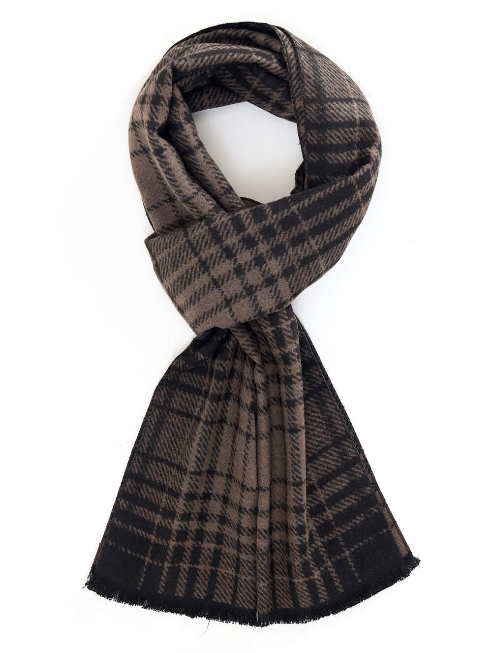 2357 Winter Warm Scarf Premium Cashmere Feel, Luxuriously Soft Long Plaid